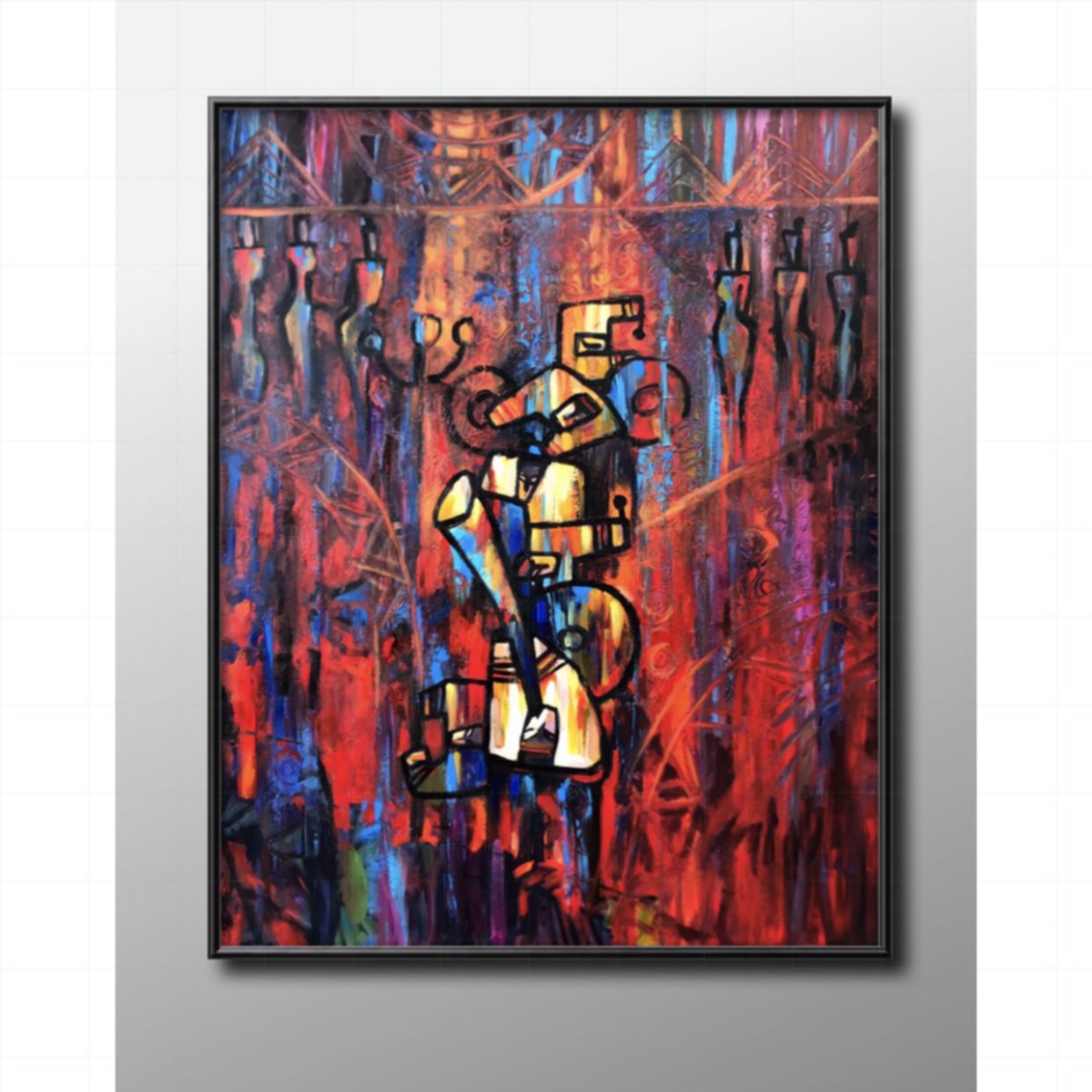Tranh Vùng Cao Phong Cảnh Độc Bản Acrylic 60x80cm Sắc Nét 