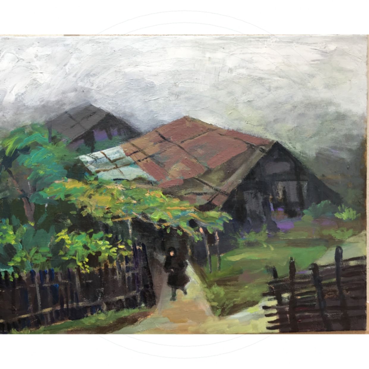 Tranh Phong Cảnh Vùng Cao Mùa Đông Độc Bản Chất Lượng Cao 