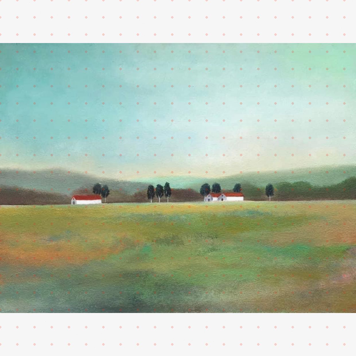 Tranh Đồng Quê Acrylic 80x100cm Độc Bản Có Giấy Phép 