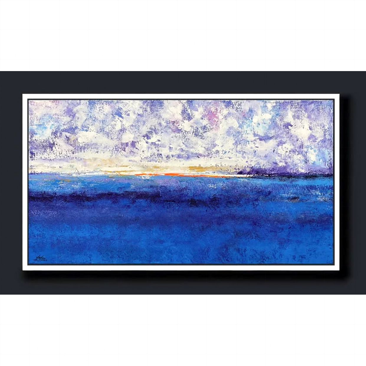 Tranh Đồng Quê Chân Trời Mới Acrylic 70x130cm Độc Bản Sang Trọng 