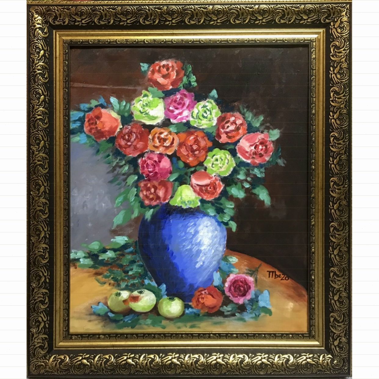 Tranh Sơn Dầu Hương Tình Yêu 50x60 Độc Bản Chất Lượng Cao 