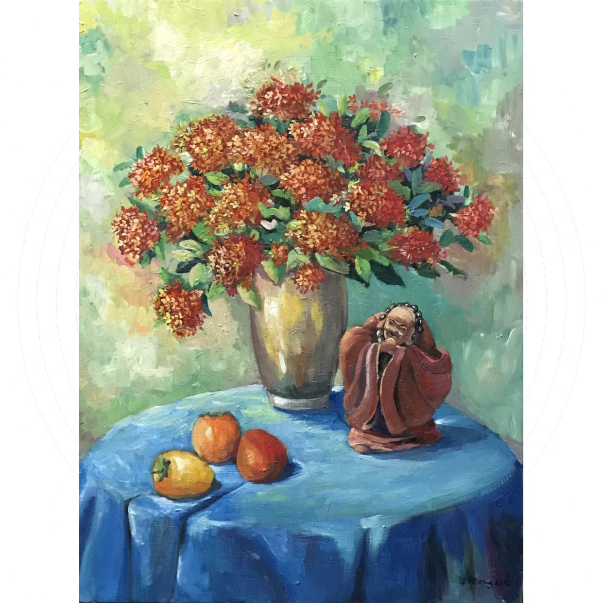 Tranh Hoa Sắc Thu Acrylic 60x80 Siêu Đẹp Trang Trí Nhà 