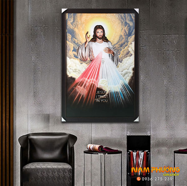 Tranh sơn dầu chúa Jesus tsd399 chuẩn tay họa sĩ, tranh canvas đẹp Tranh sơn dầu chúa Jesus tsd399 chuẩn tay họa sĩ, tranh canvas đẹp