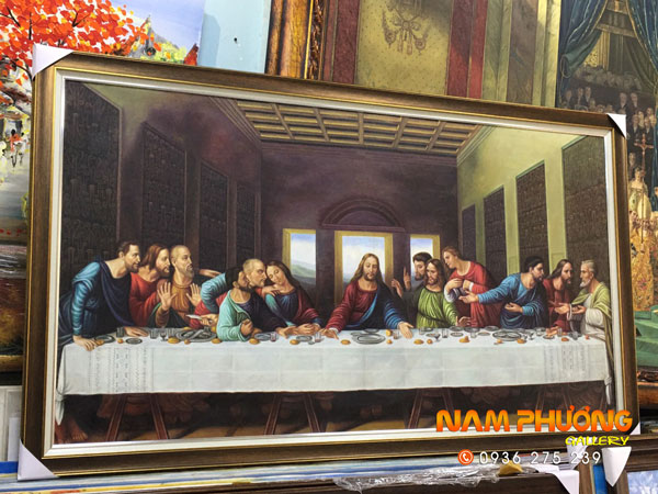 Tranh biệt ly chúa Jesus sơn dầu cao cấp TSD384 khung đẹp