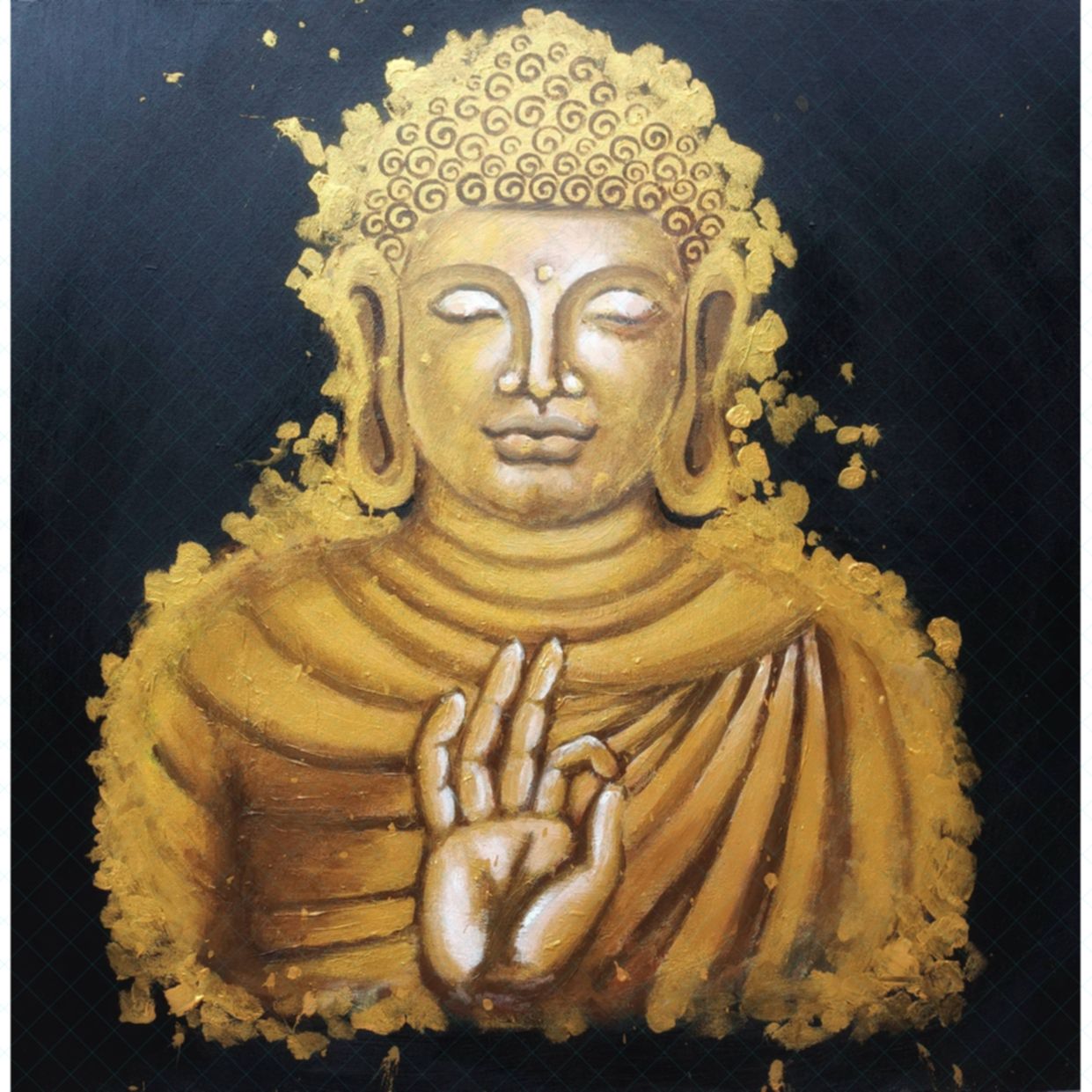 Tranh Phật Giáo acrylic 50x50cm độc bản Giá tranh đẹp Tâm linh 