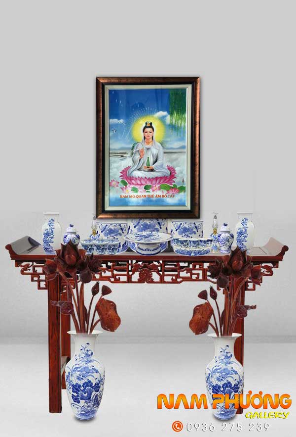 Tranh Sơn Dầu Phật Bà Quan Âm TP066 Đẹp Giá Tốt