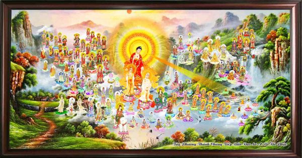 Tranh Sơn Dầu Tây Phương Cực Lạc TP046 Phòng Khách Sang Trọng Tranh Sơn Dầu Tây Phương Cực Lạc TP046 Phòng Khách Sang Trọng