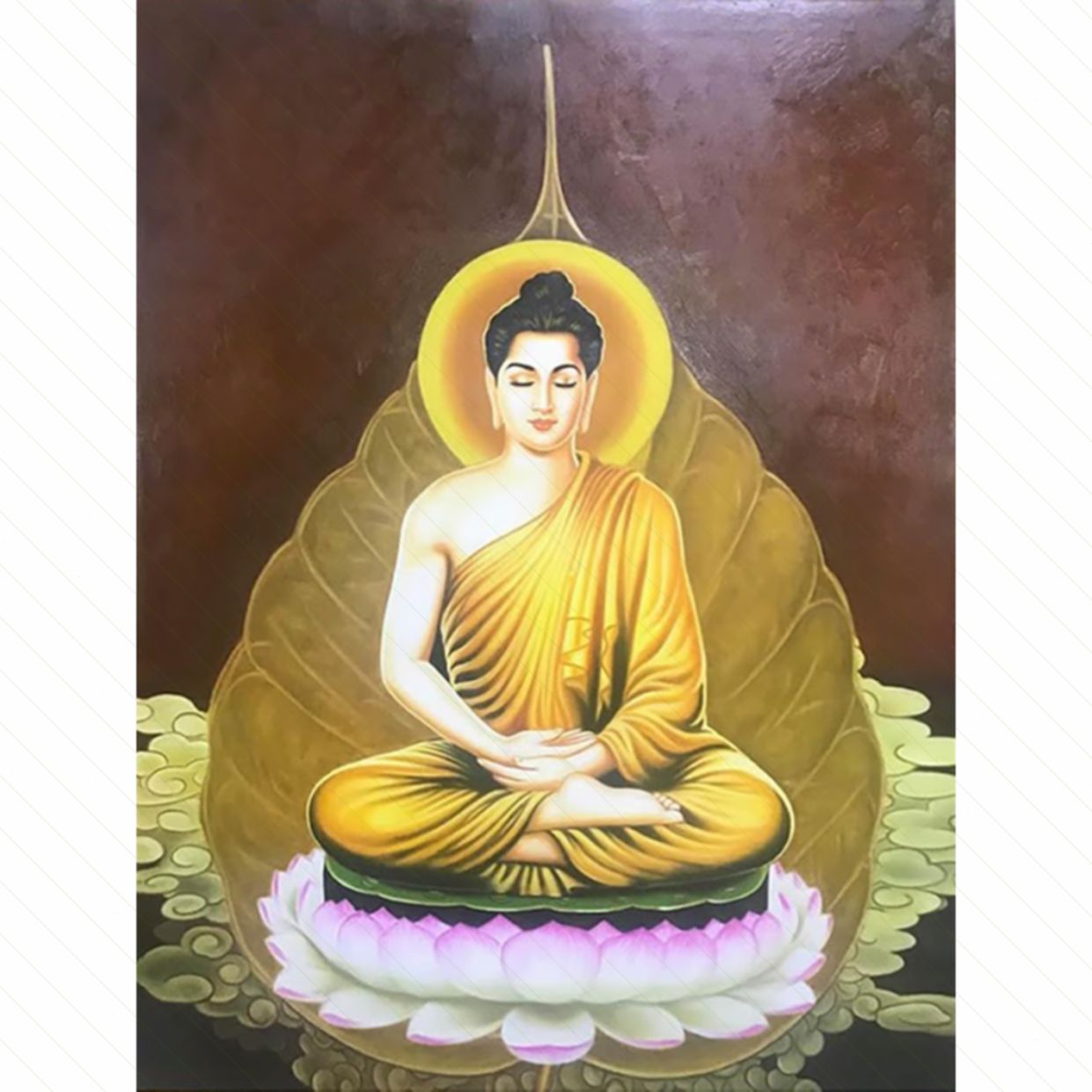 Tranh Sơn Dầu Phật Giao Bổn Sư STT318 Chất Lượng Cao Giá Tốt 
