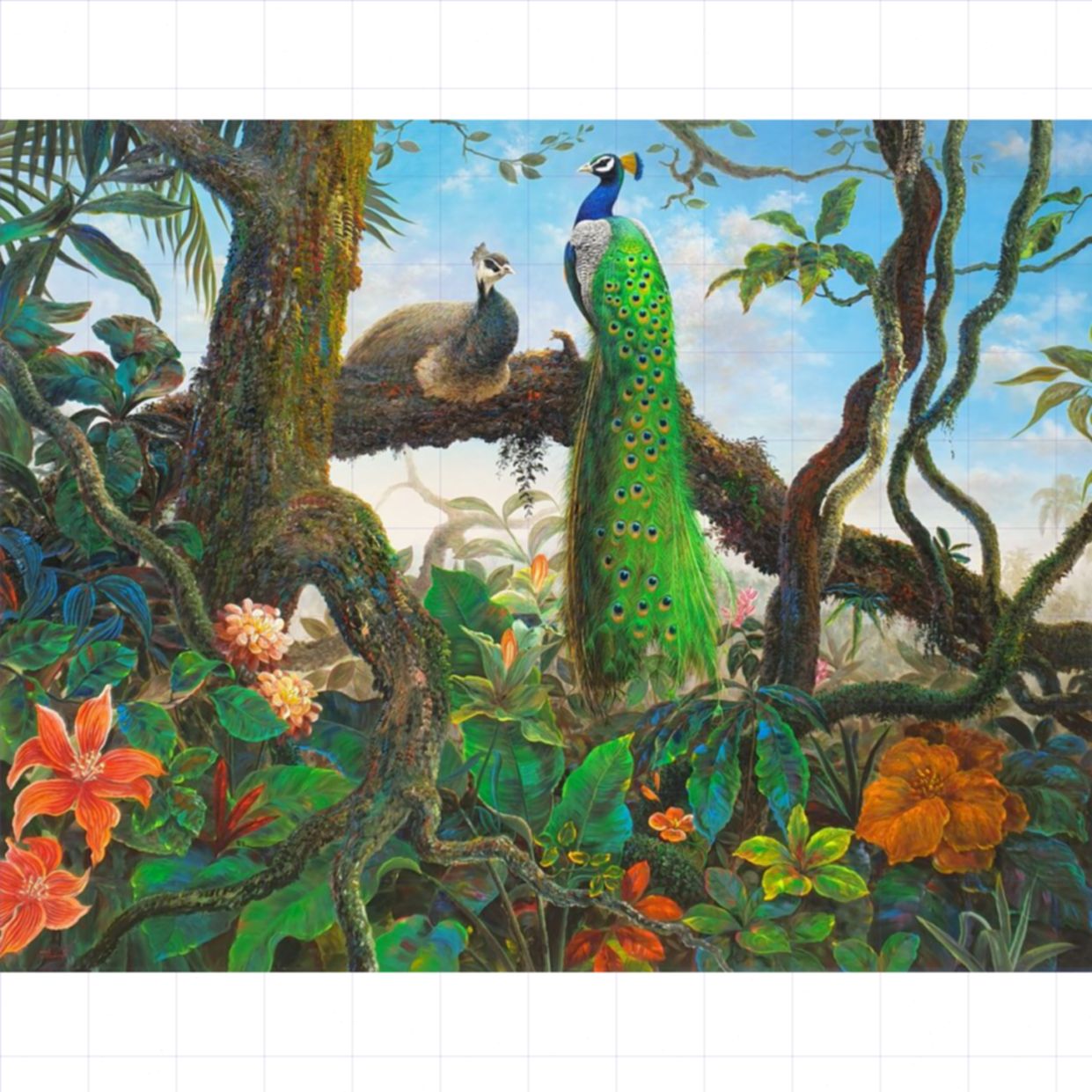 Tranh Phong Cảnh Bình Yên 15 Acrylic Giá Tốt Kích Thước Lớn 