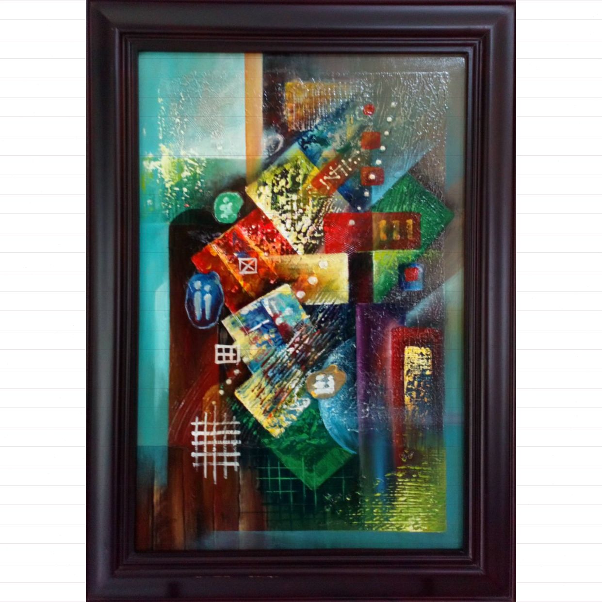 Tranh Sơn Dầu Miền Ký Ức 40x60 Có Khung Trang Trí Sang Trọng 