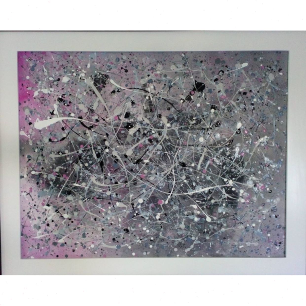 Tranh Trừu Tượng Rhythm of Life, Nghệ Thuật Acrylic Sang Trọng 