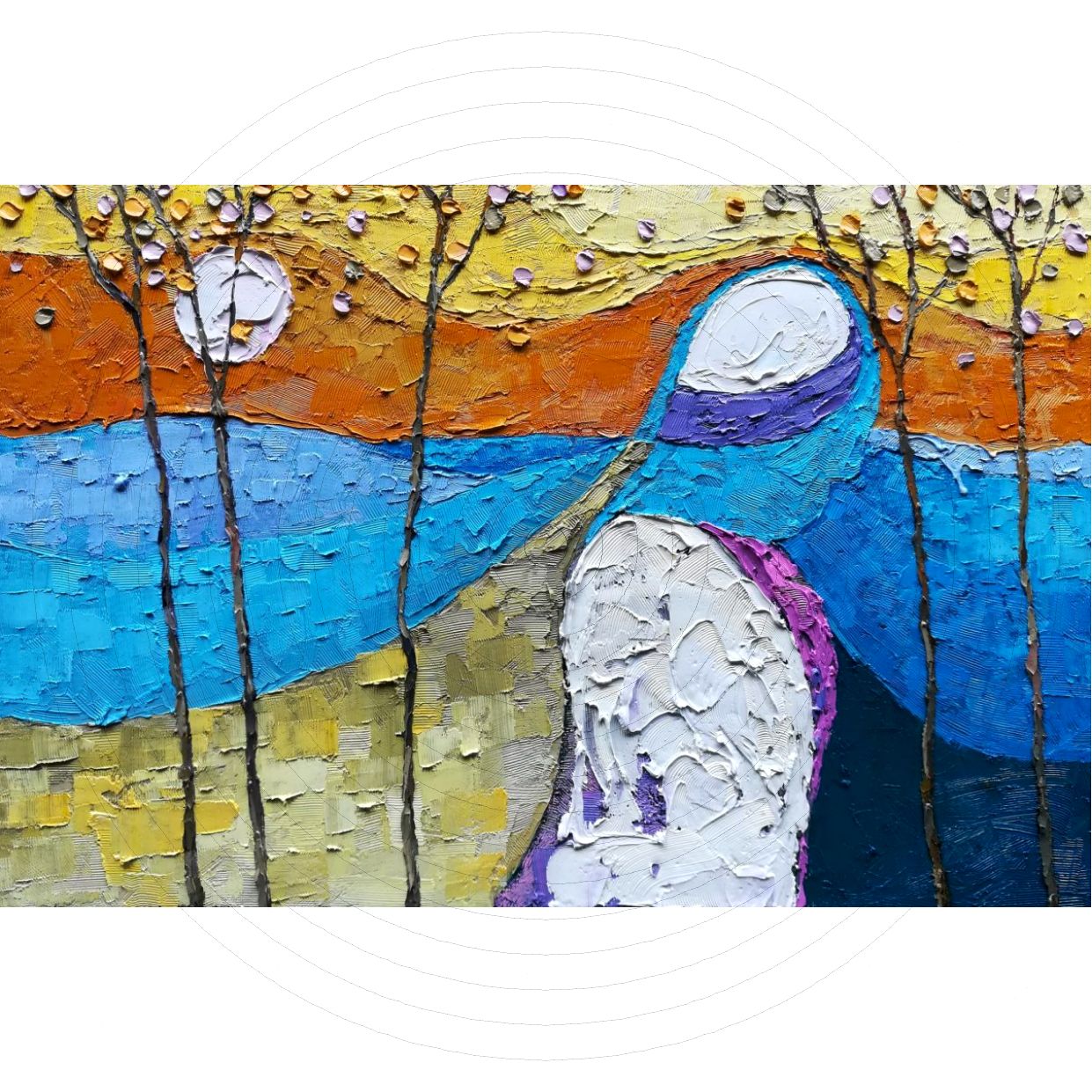 Tranh Sơn Dầu Hoàng Anh Đợi 60x90cm, Mua Ngay Giá Tốt 