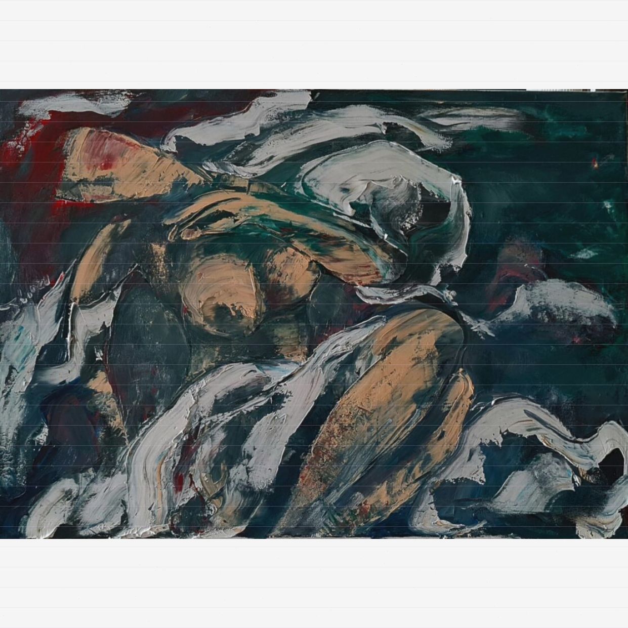 Tranh Trừu Tượng Mộng Xuân Acrylic 2021 Trang Trí Hiện Đại 