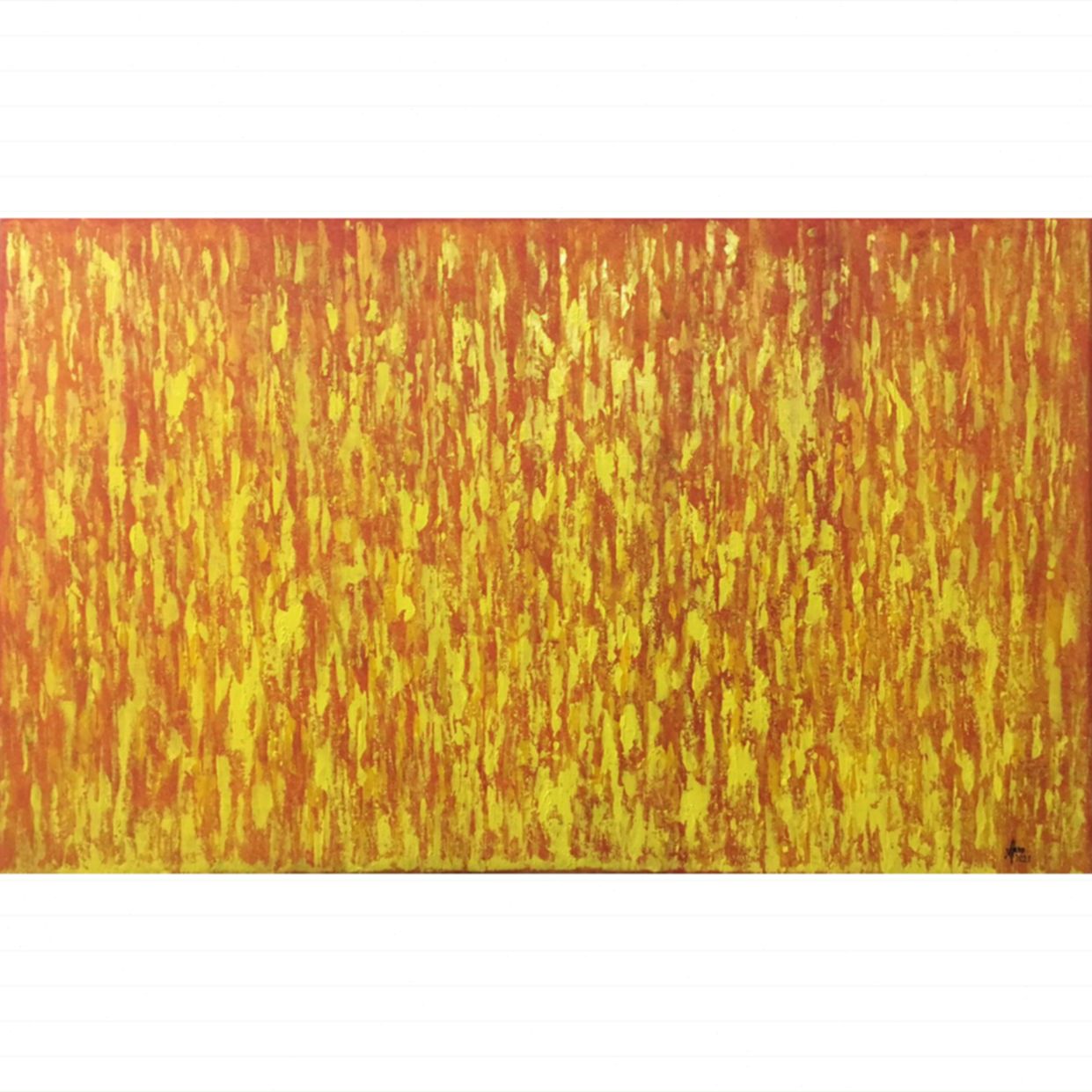Tranh Trừu Tượng Sắc Thắm Kích Thước 60x100cm Chất Liệu Acrylic 