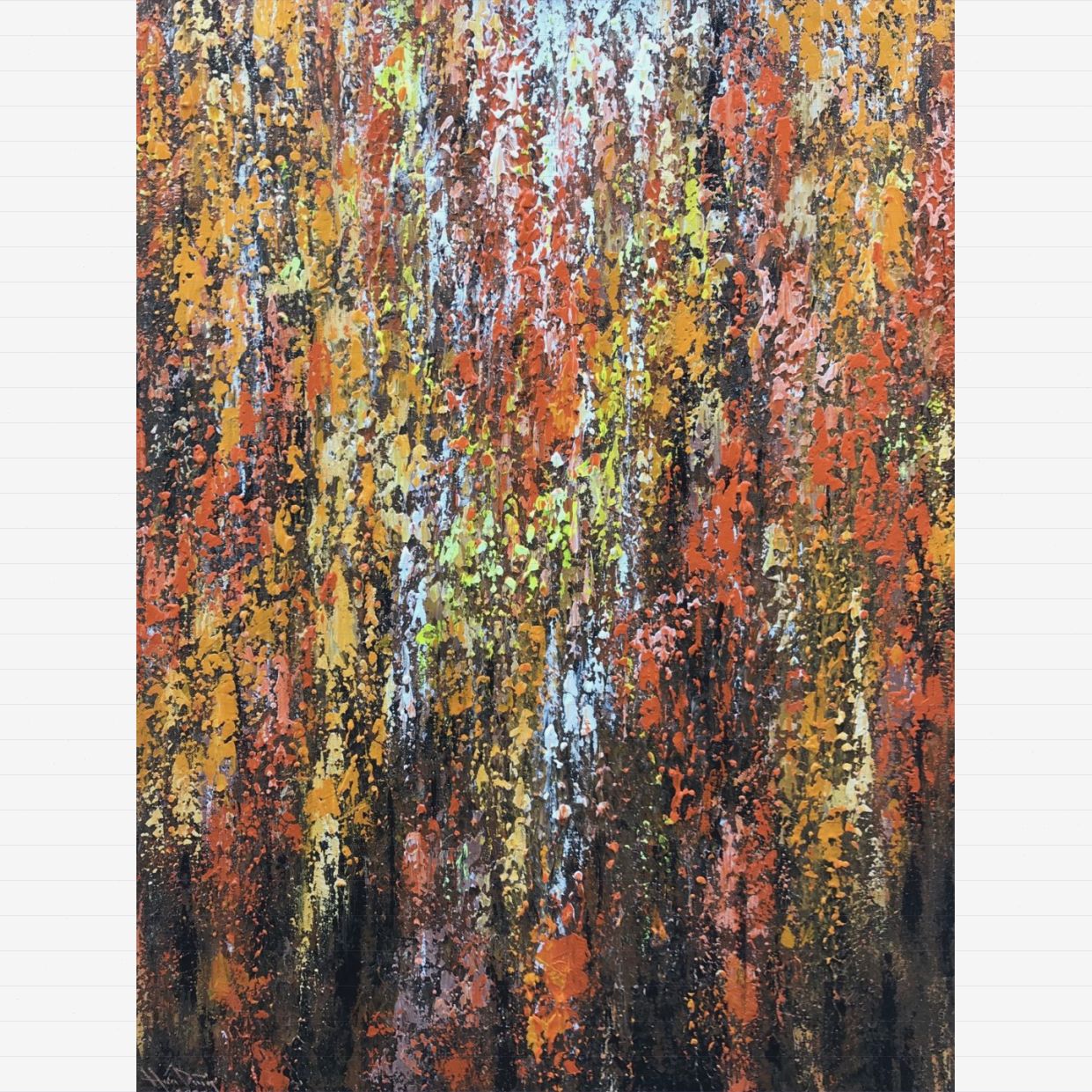 Tranh Thu Hứa Dũng Acrylic Khổ 70x90cm Sang Trọng Độc Đáo 