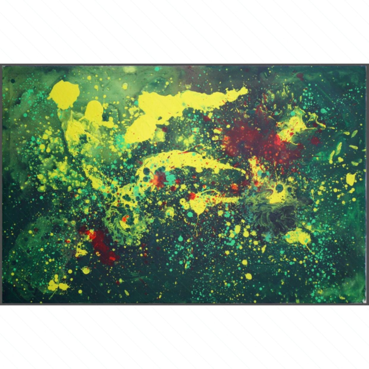 Tranh Trừu Tượng Mộc Acrylic 140x90cm Độc Bản Giá Tốt 