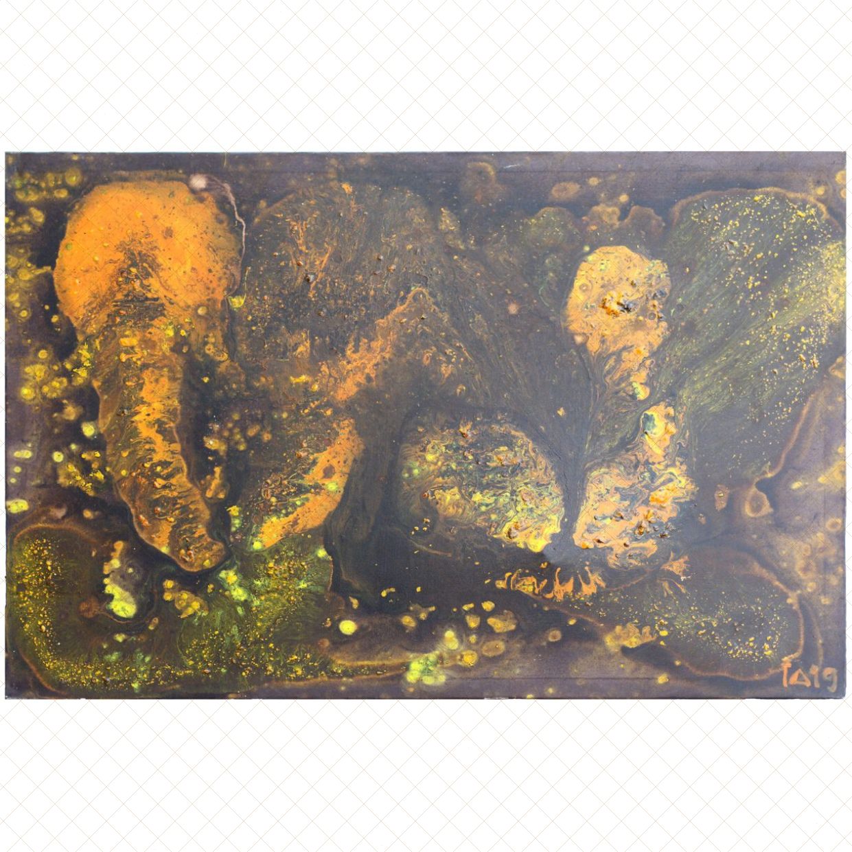 Tranh Trừu Tượng Thổ Acrylic 120x80cm Độc Bản Sang Trọng Mua Ngay 