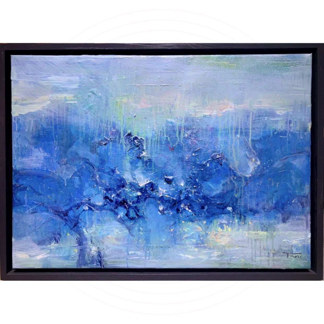 Tranh Trừu Tượng Giao hoà Acrylic Toan Độc bản Nghệ Thuật Đẹp 