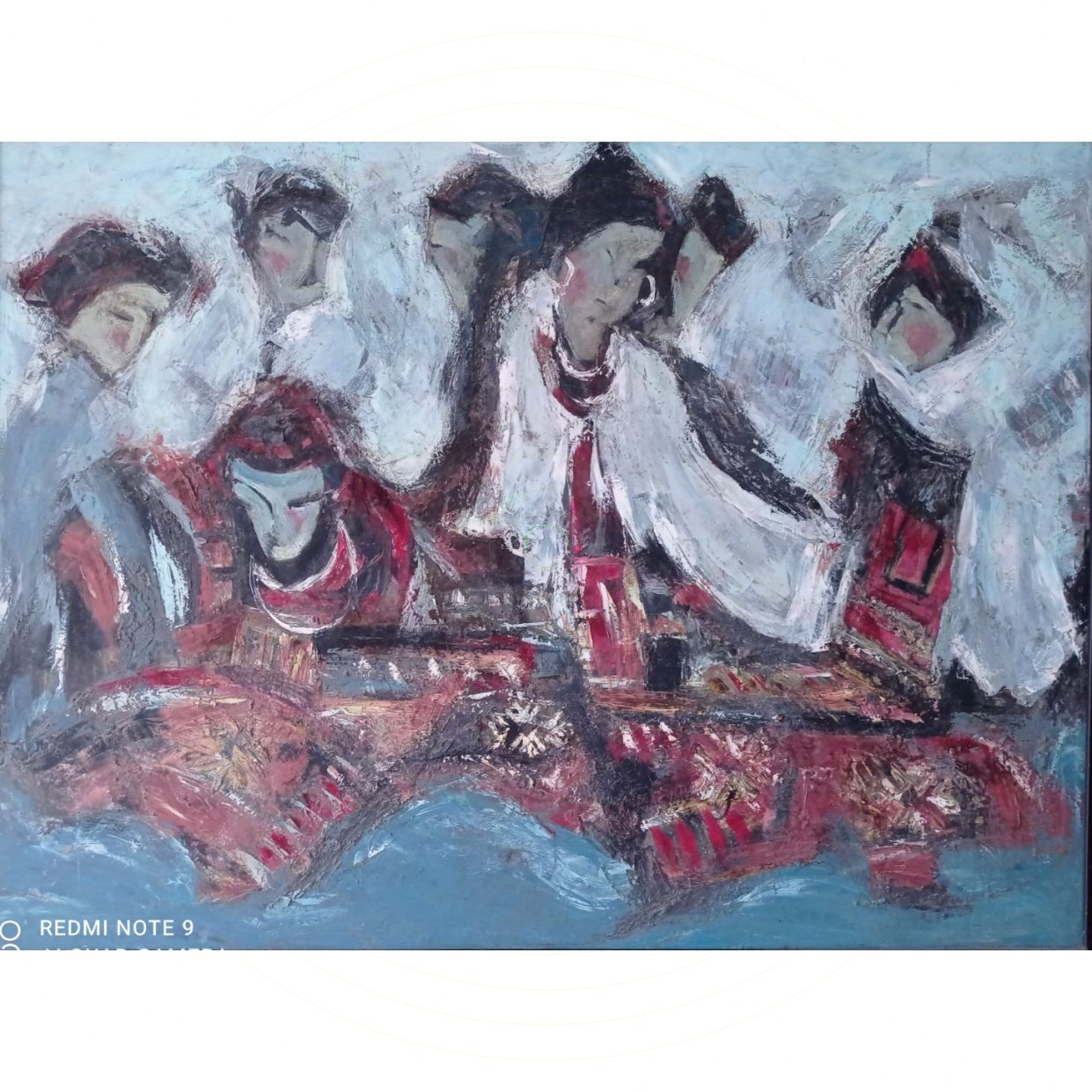 Tranh Sơn Dầu Duy Lương Mưa Mạn Ngược 90x120cm Đẹp Tinh Tế 