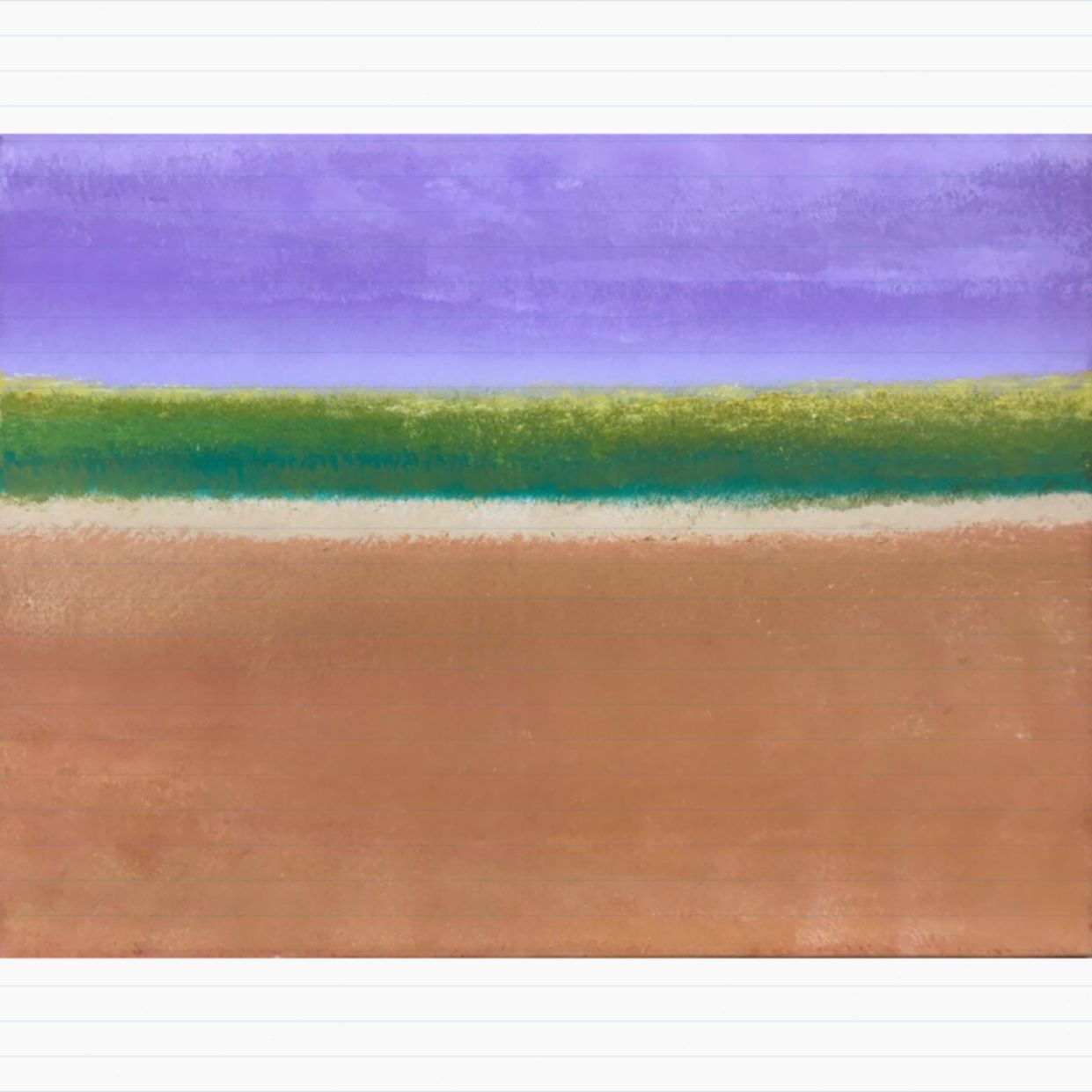 Tranh Trừu Tượng Hoa Cải Bên Sông 60x80cm Acrylic Độc Bản 
