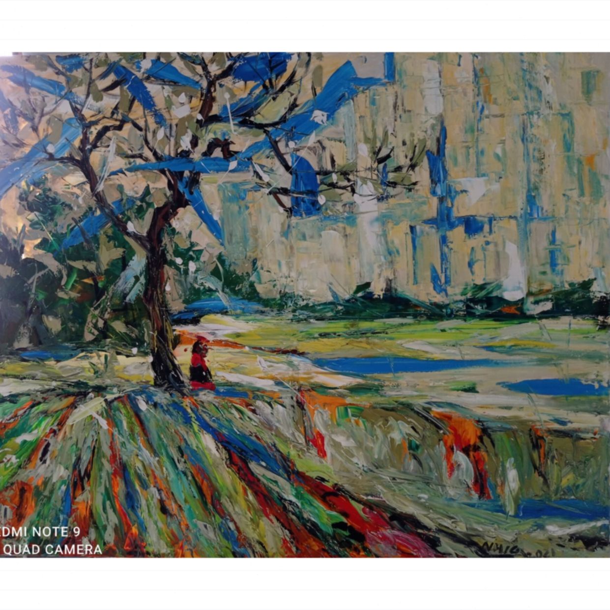 Duy Lương Tranh Sơn Dầu Bên Kia Thành Phố 100x120cm Mua Ngay 