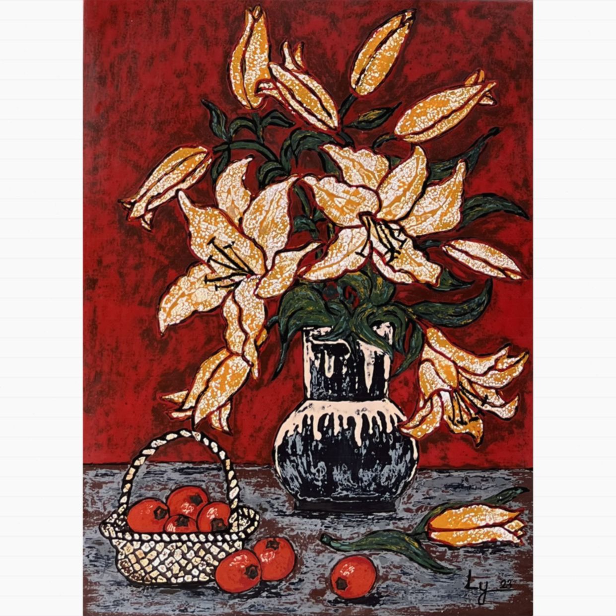 Tranh Sơn Mài Hoa Xuân 60x80cm Độc Bản Sang Trọng Mua Ngay 