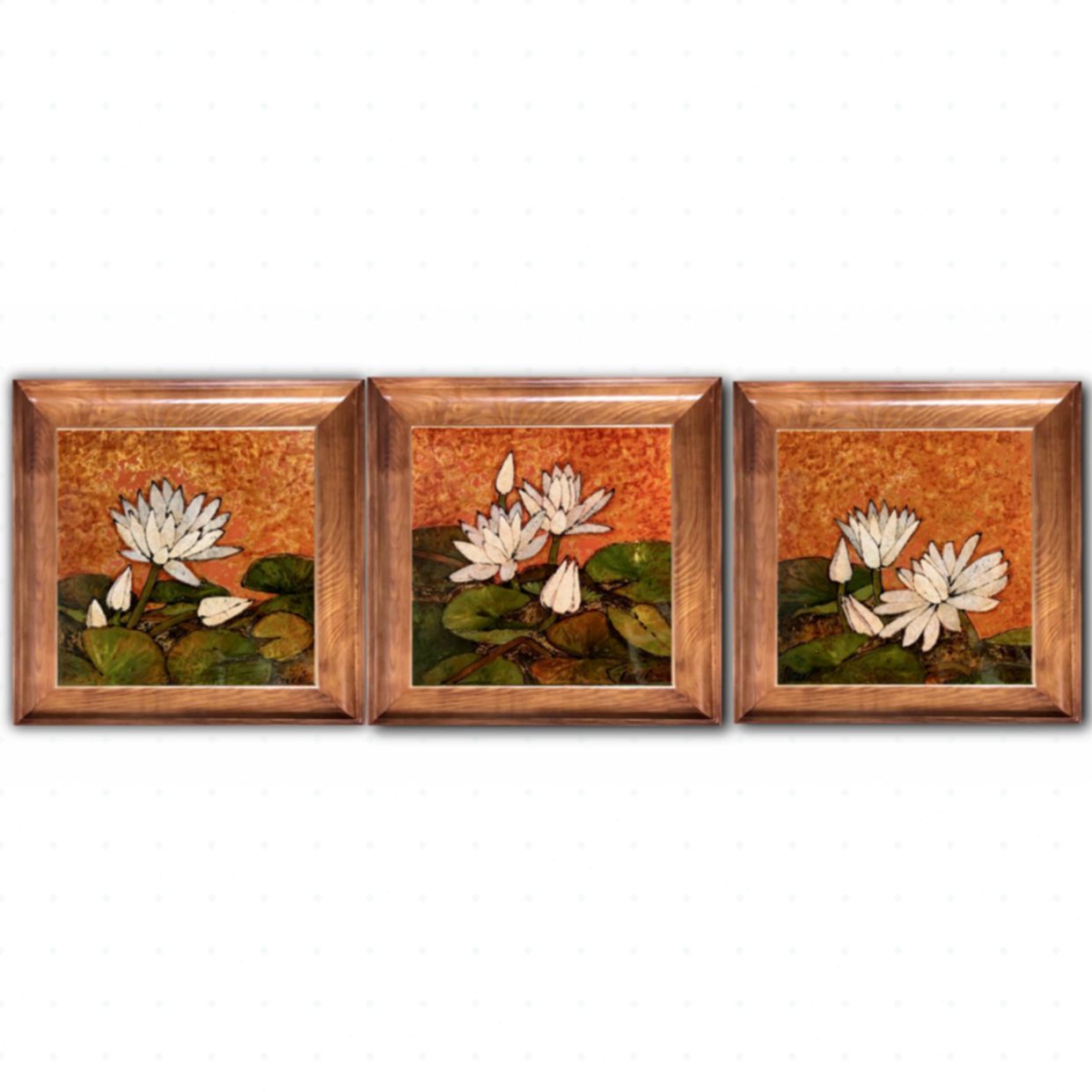 Tranh Sơn Mài Hoa Ban Mai Độc Bản Sang Trọng Tinh Xảo 40x40cm 