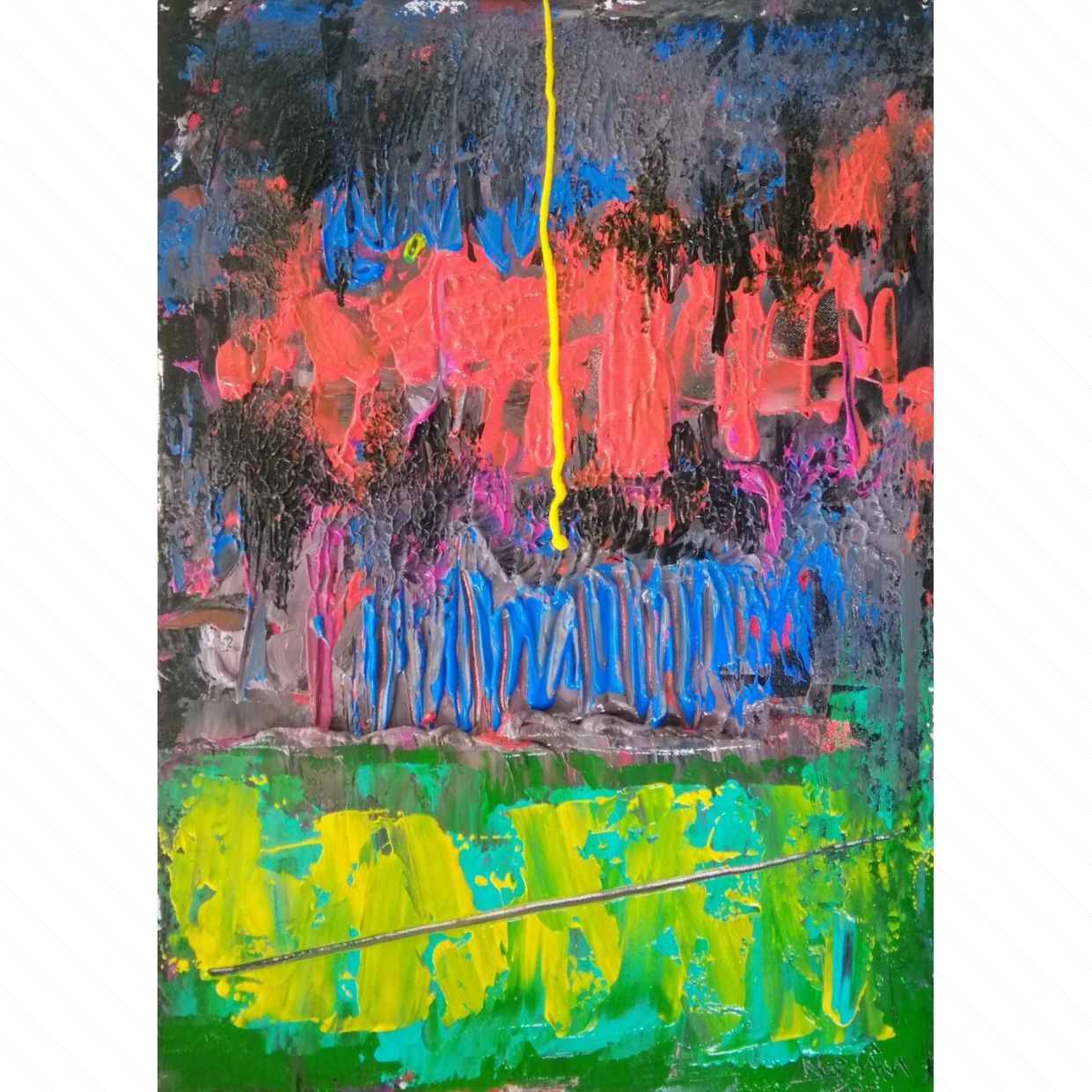 Tranh Giọt Nắng Acrylic 50x70 Sang Trọng Quà Tặng Độc Đáo 