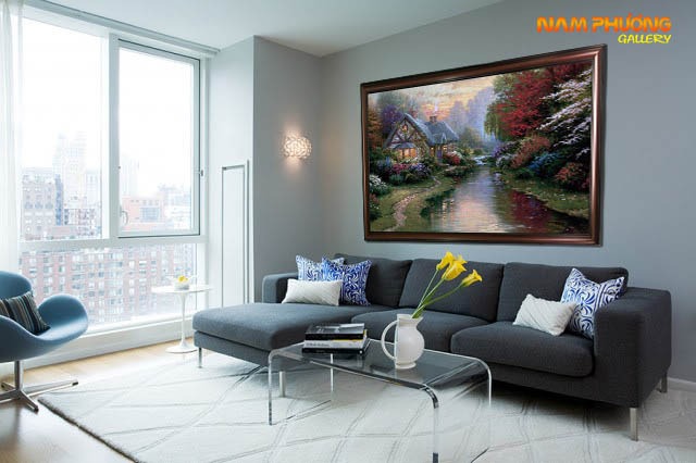 Tranh Sơn Dầu Phong Cảnh TPC012 Đẹp Nhất Tại Minh Hưng Gallery