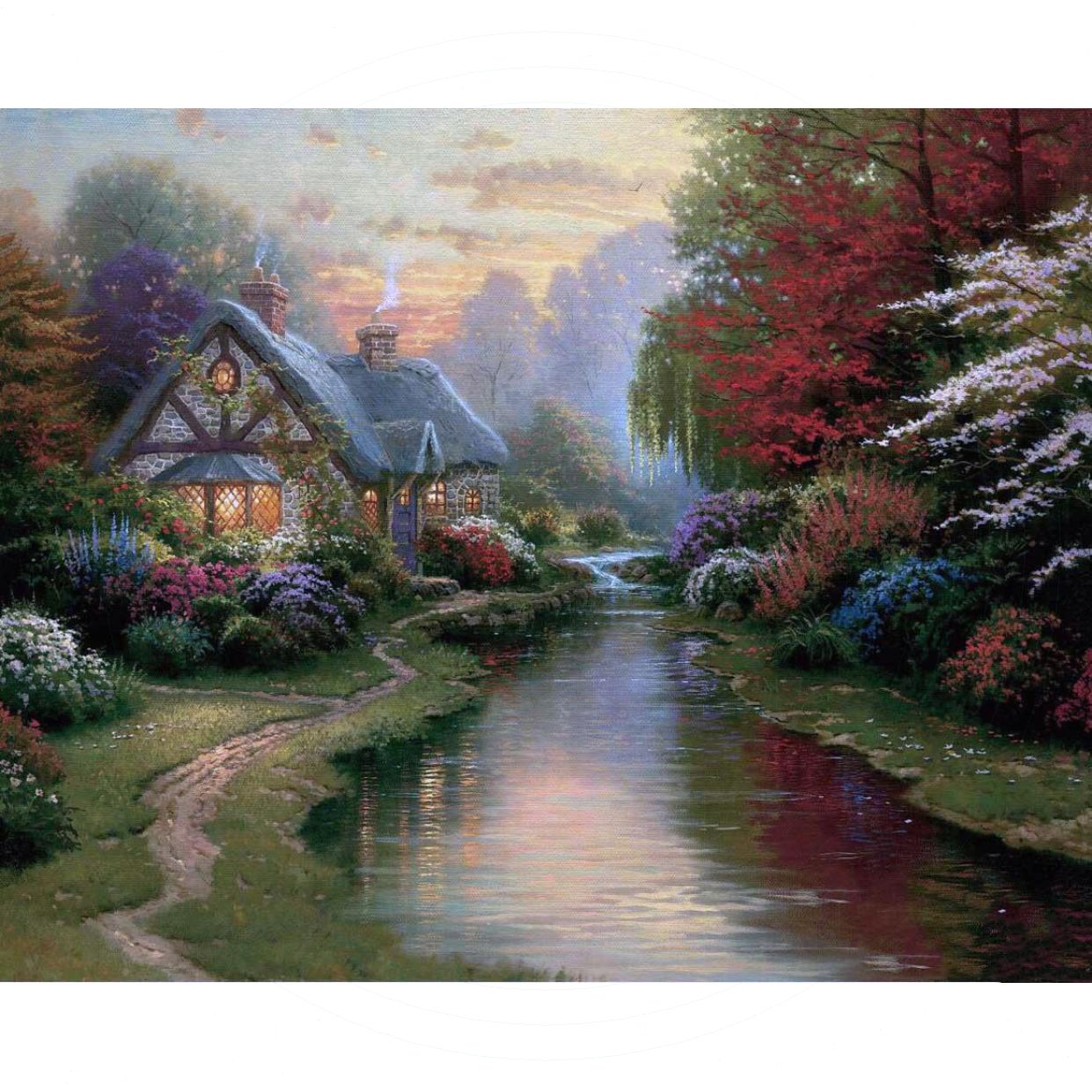 Tranh Sơn Dầu Phong Cảnh TPC012 Đẹp Nhất Tại Minh Hưng Gallery 