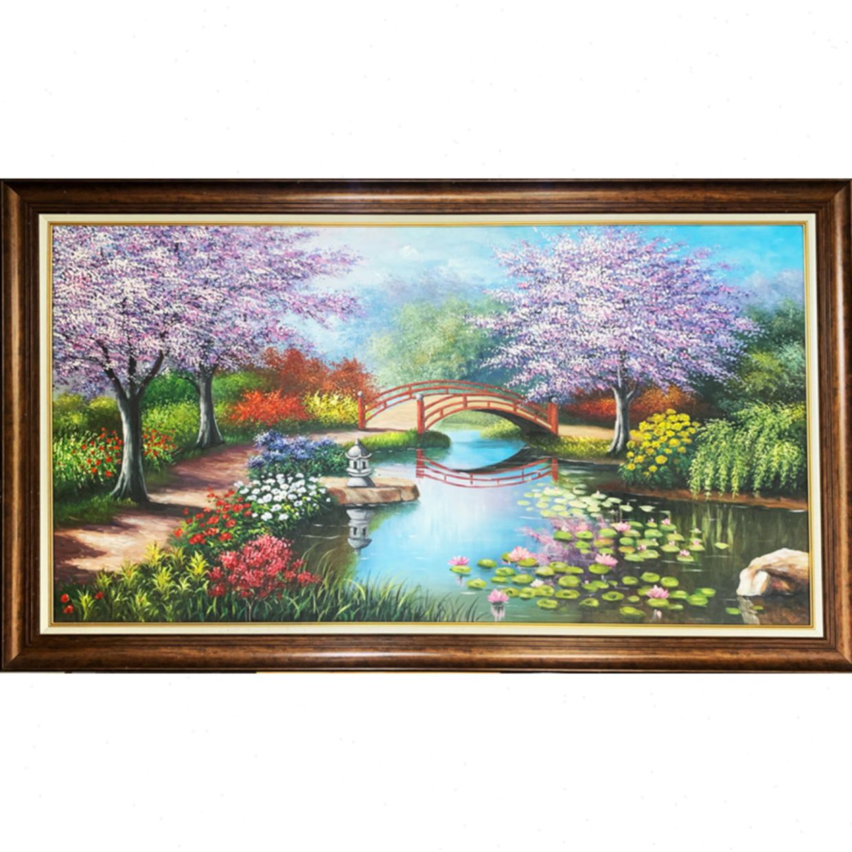 Tranh phong cảnh châu Âu tay vẽ 100% đẹp giá tốt STT091 