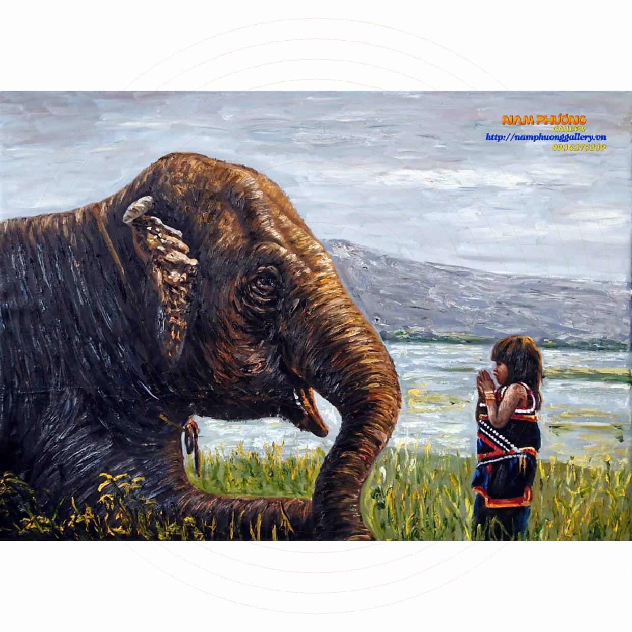 Tranh phong cảnh núi đẹp TPC023 tranh sơn dầu canvas sang trọng 
