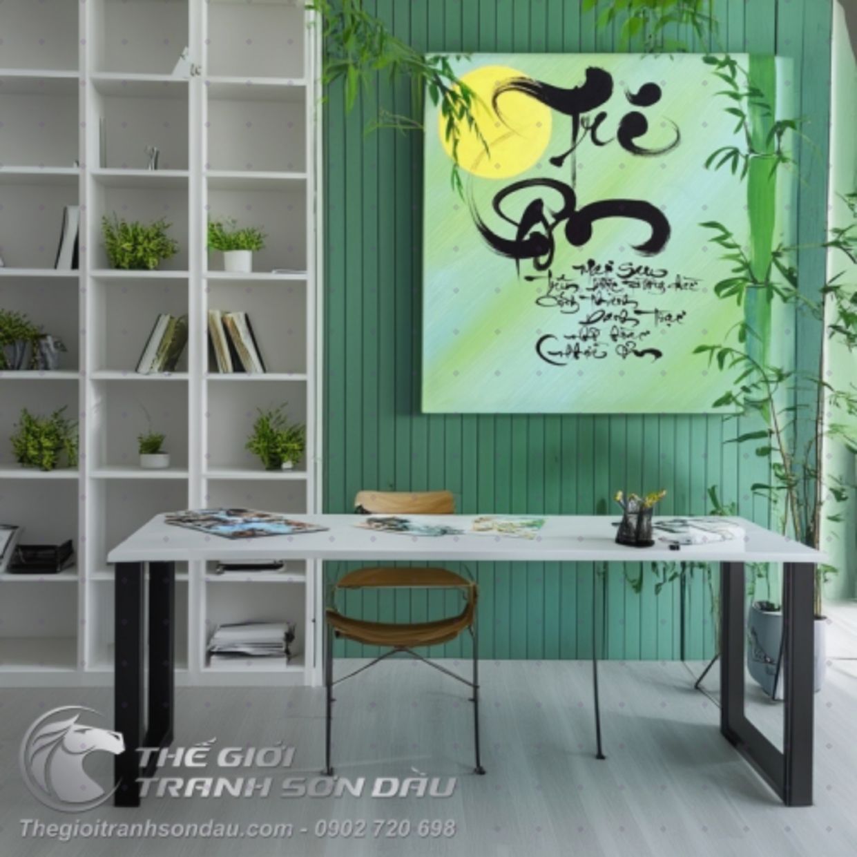 Tranh Thư Pháp Tri Ân Tặng Thầy Cô Ý Nghĩa Quà Tặng Giá Trị 