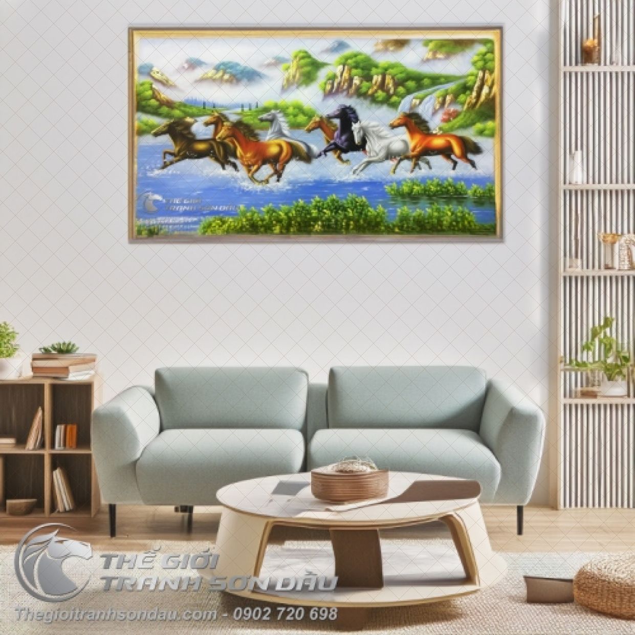 Tranh Sơn Dầu Ngựa Sang Trọng Giá Tốt Mua Ngay 